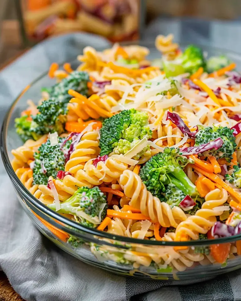 Broccoli Cheddar Pasta Salad