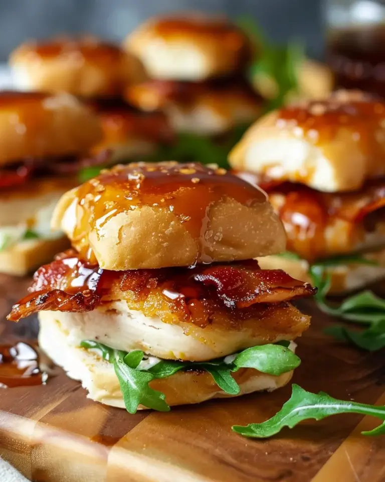 Maple Chicken Bacon Sliders: The Ultimate Recipe You’ll Love
