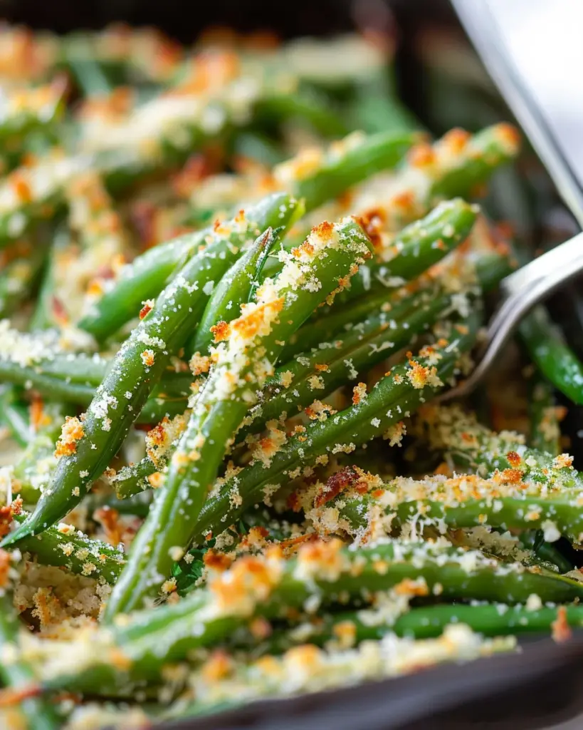 Roasted Parmesan Green Beans