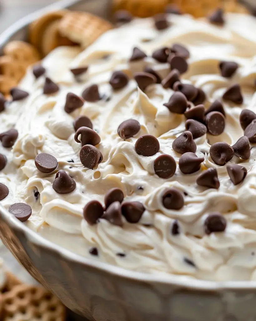 Chocolate Chip Dip in 5 Minutes