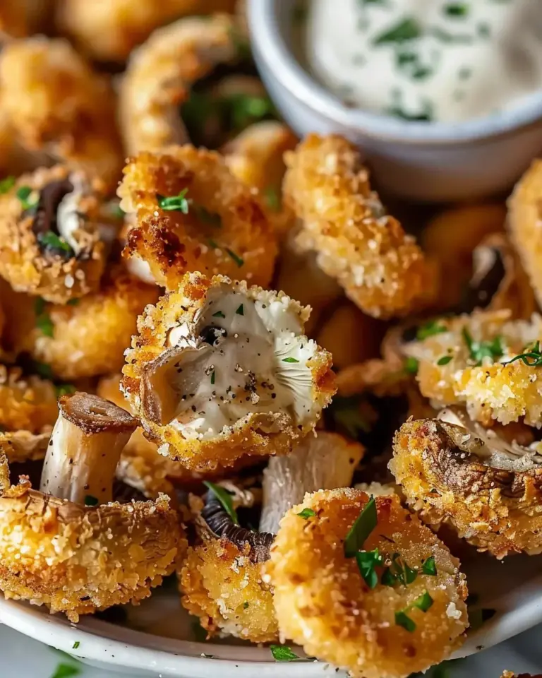 Air Fryer Ranch Mushrooms