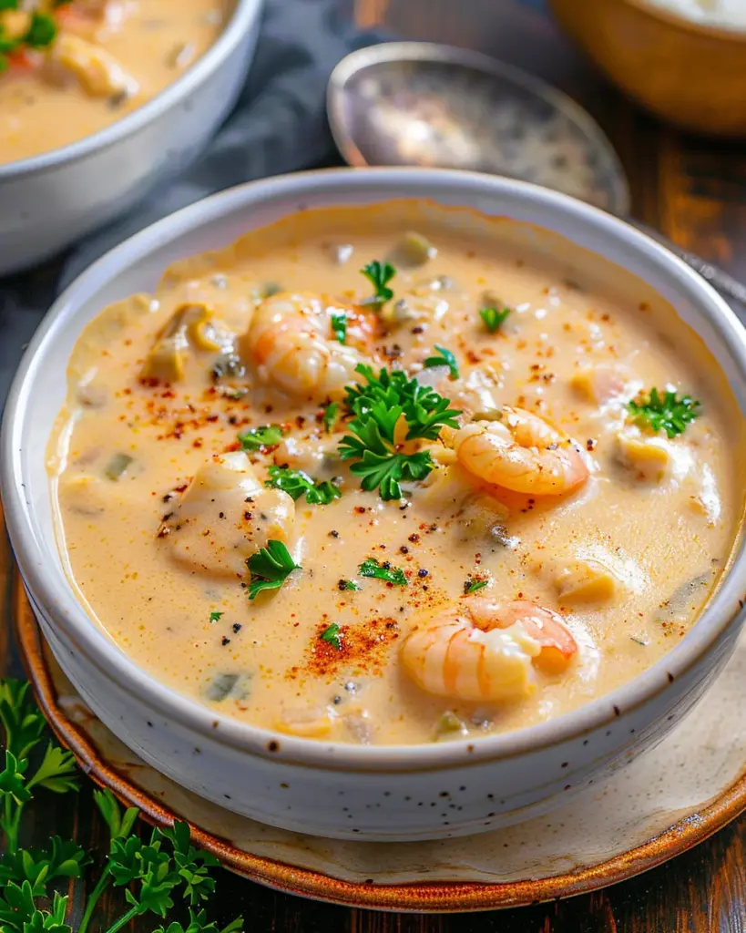 Crab and Shrimp Seafood Bisque