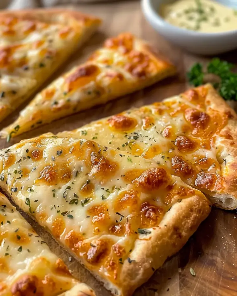 Air Fryer Cheesy Tortilla Garlic Bread
