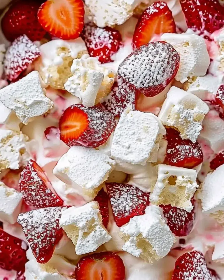 Strawberry Shortcake Fluff Salad