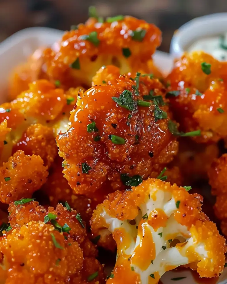 Crispy Buffalo Cauliflower Bites