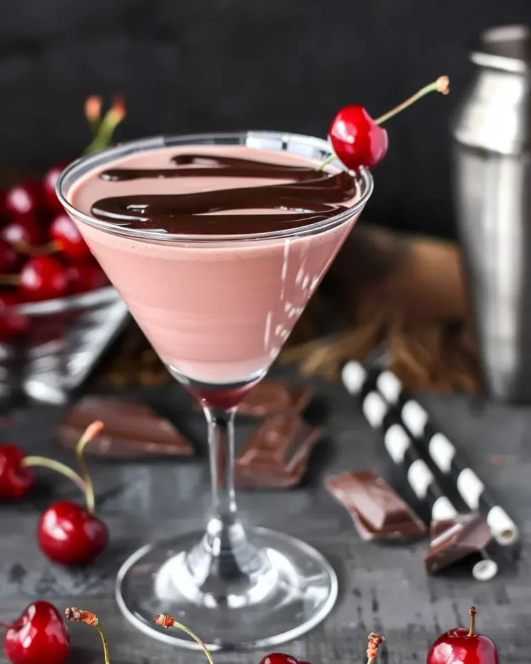 Chocolate Covered Cherry Martini