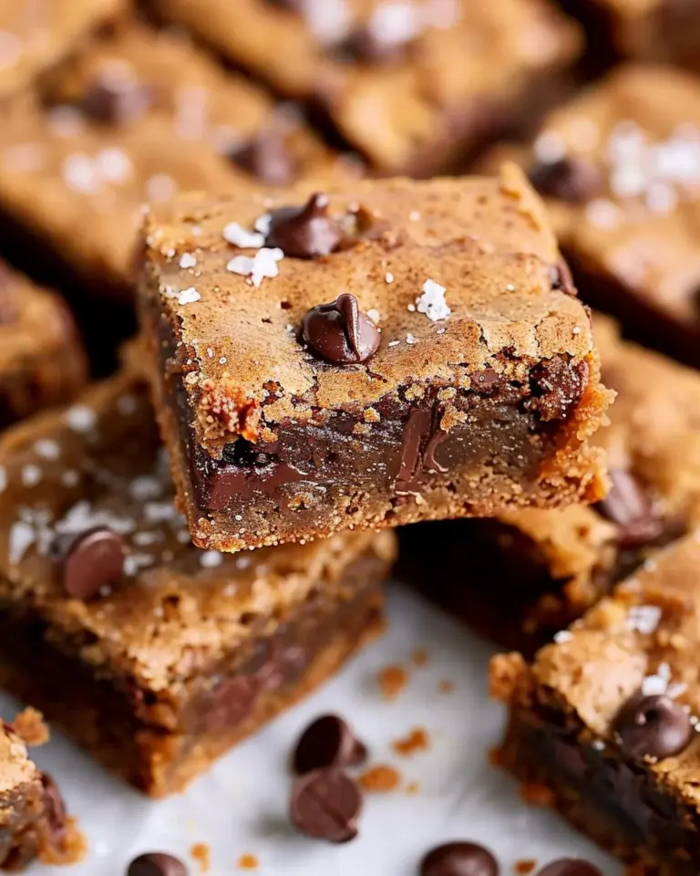 Quick & Easy Chocolate Toffee Blondies