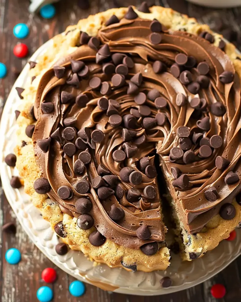 Chocolate Chip Cookie Cake