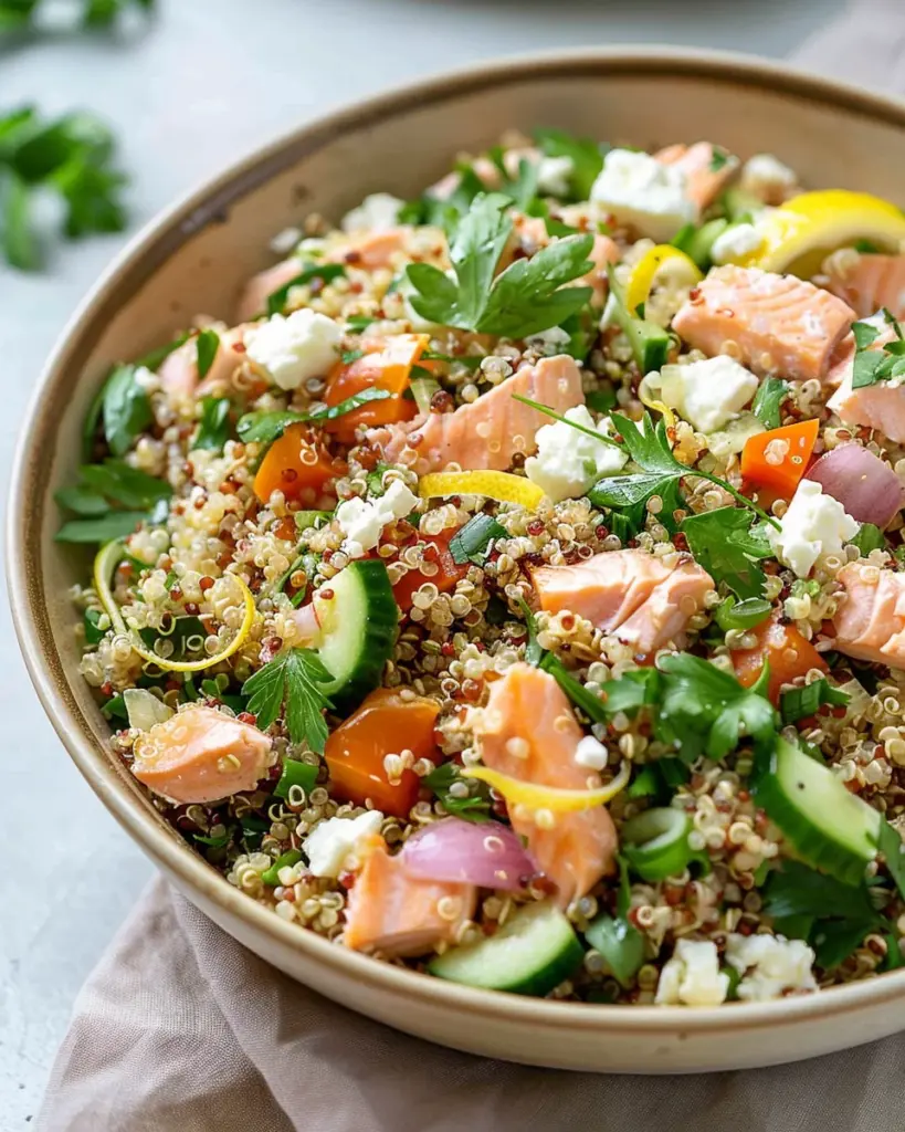 Salmon Quinoa Salad