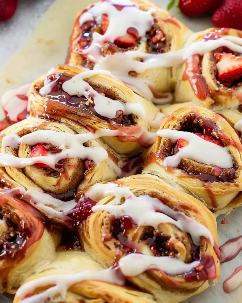 Easy Strawberry Cinnamon Roll Recipe 6 2 2 17
