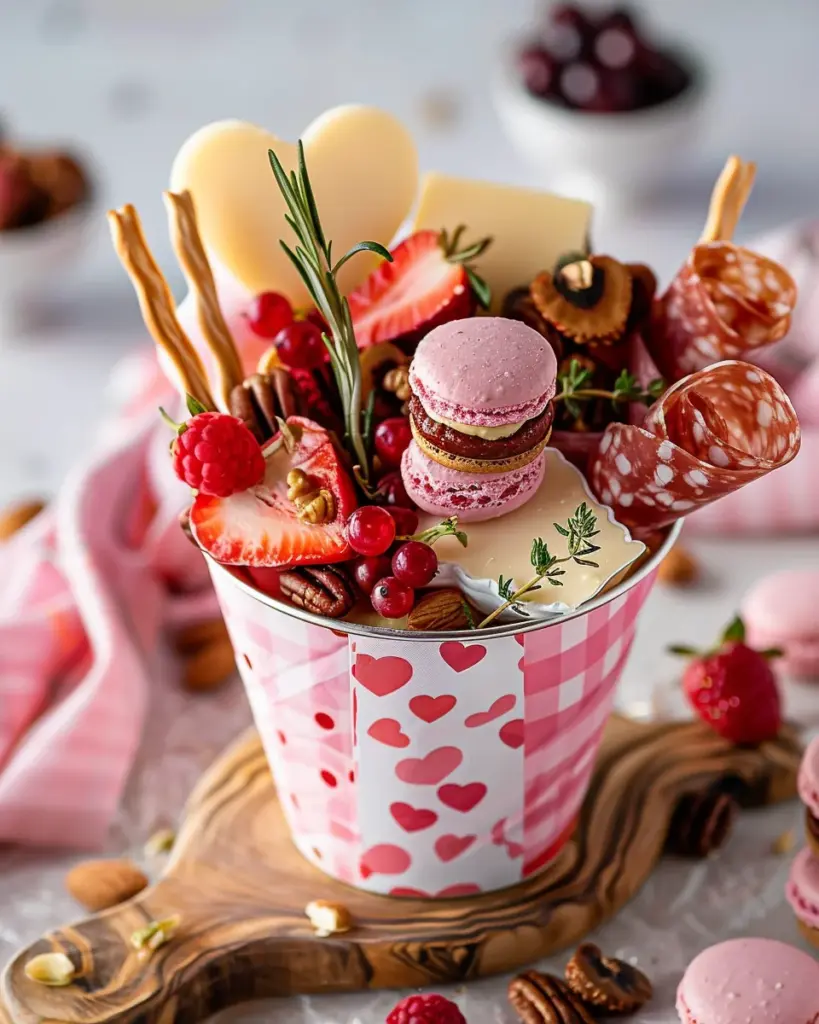 Valentine’s Day Charcuterie Cups