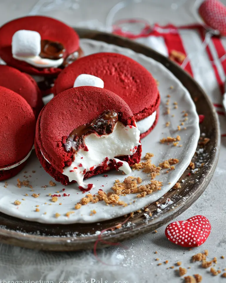 Red Velvet Nutella S’mores