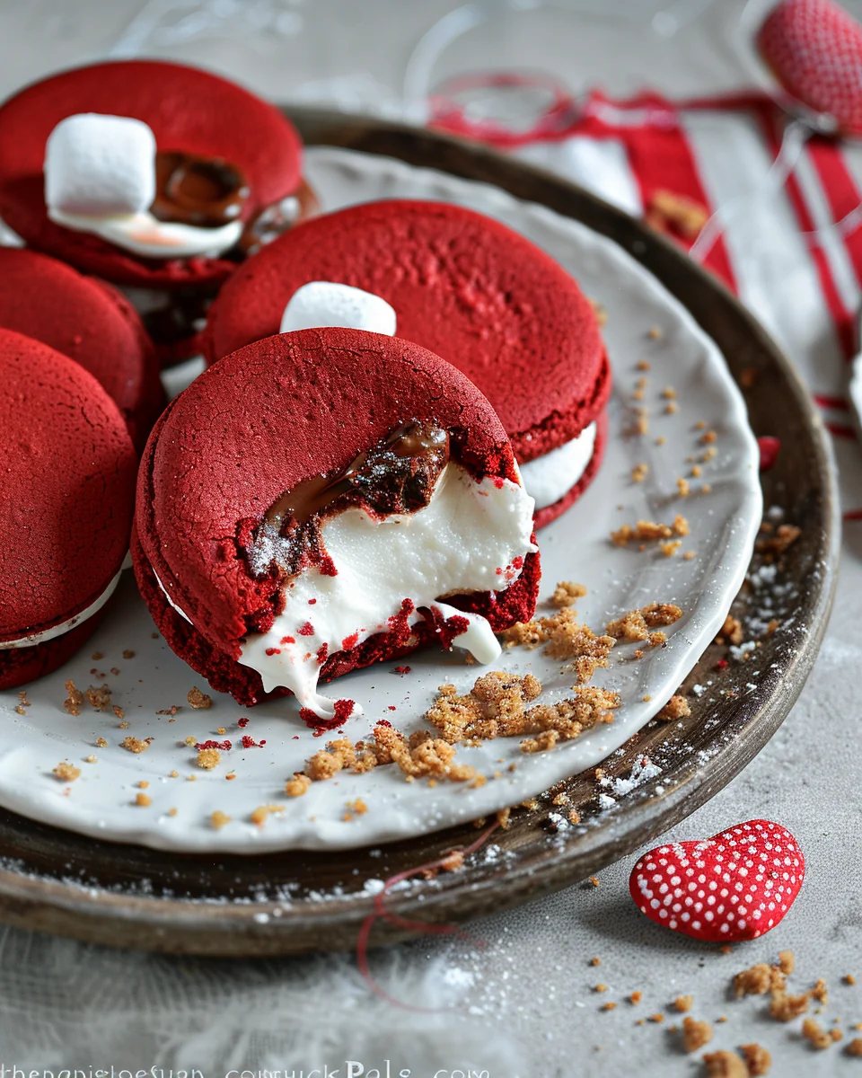 Red Velvet Nutella S’mores