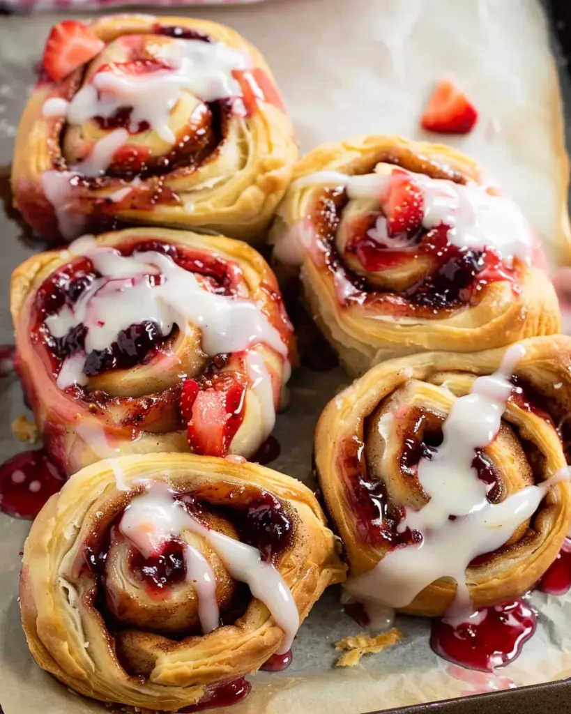 Easy Strawberry Cinnamon Roll Recipe 5 2 3 3