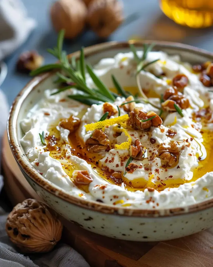 Spicy Ricotta Dip with Hot Honey 7 4 1 31