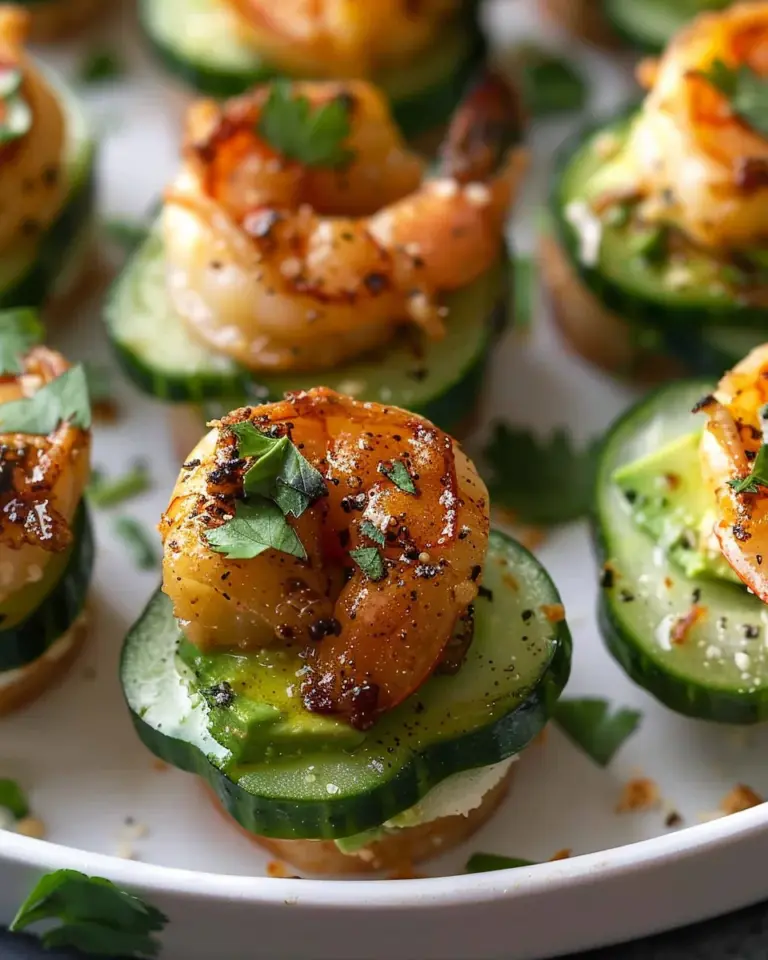 Shrimp Cucumber Bites