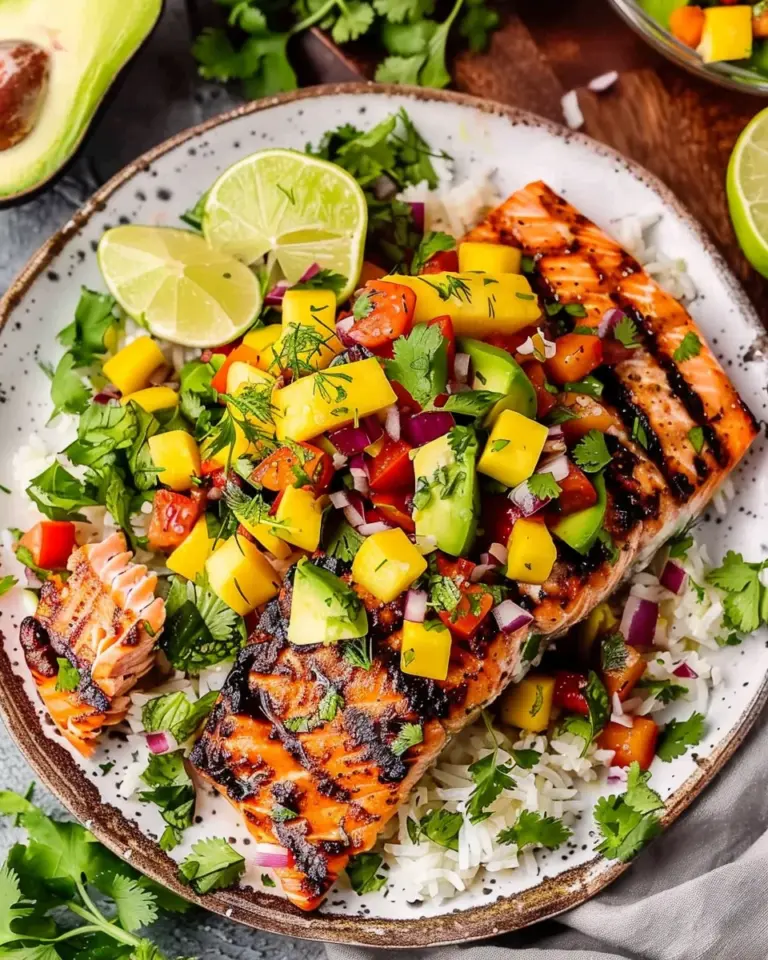 Salmon with Mango Salsa