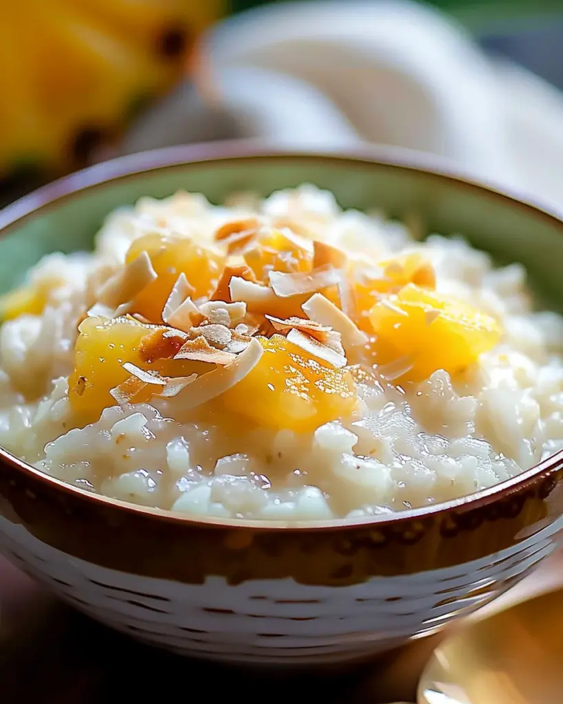 Hawaiian Rice Pudding
