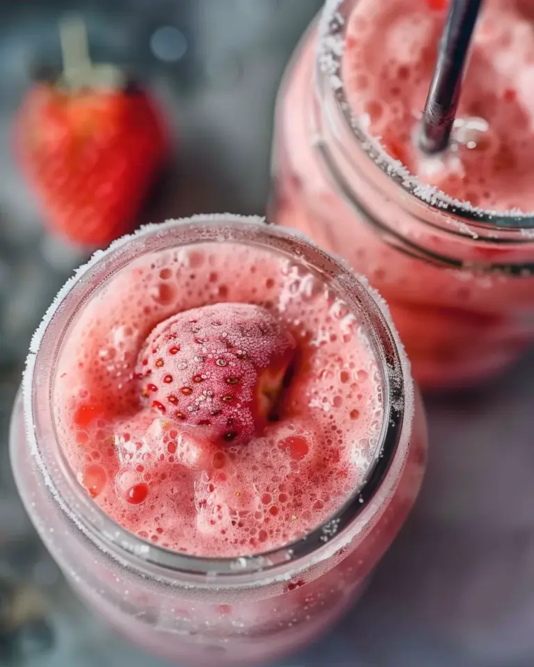 Frosted Strawberry Lemonade