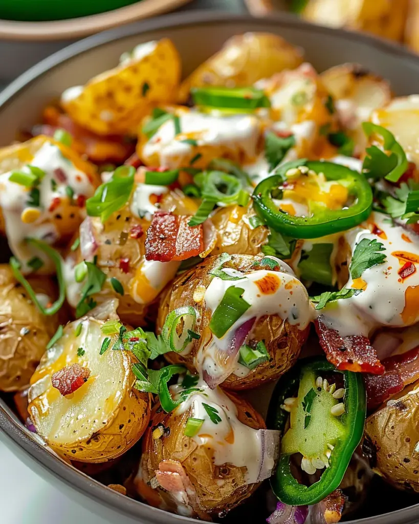 Jalapeño Popper Roasted Potato Salad