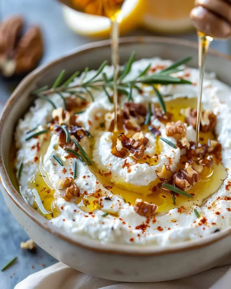 Spicy Ricotta Dip with Hot Honey