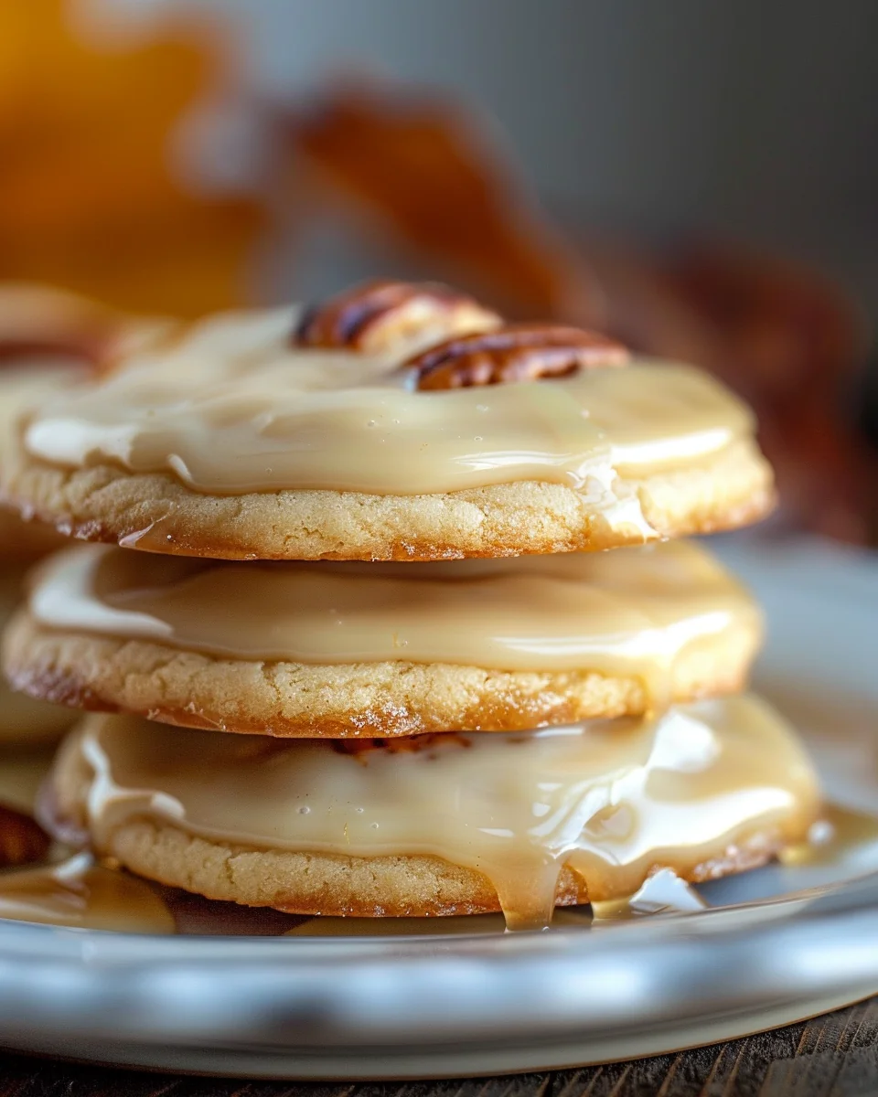 Maple Cookies With Maple Icing