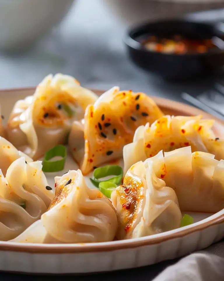 Kimchi Mandu (Korean Kimchi Dumplings)