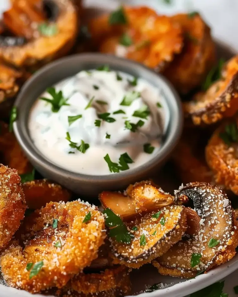 Fried Sliced Mushrooms Ranch