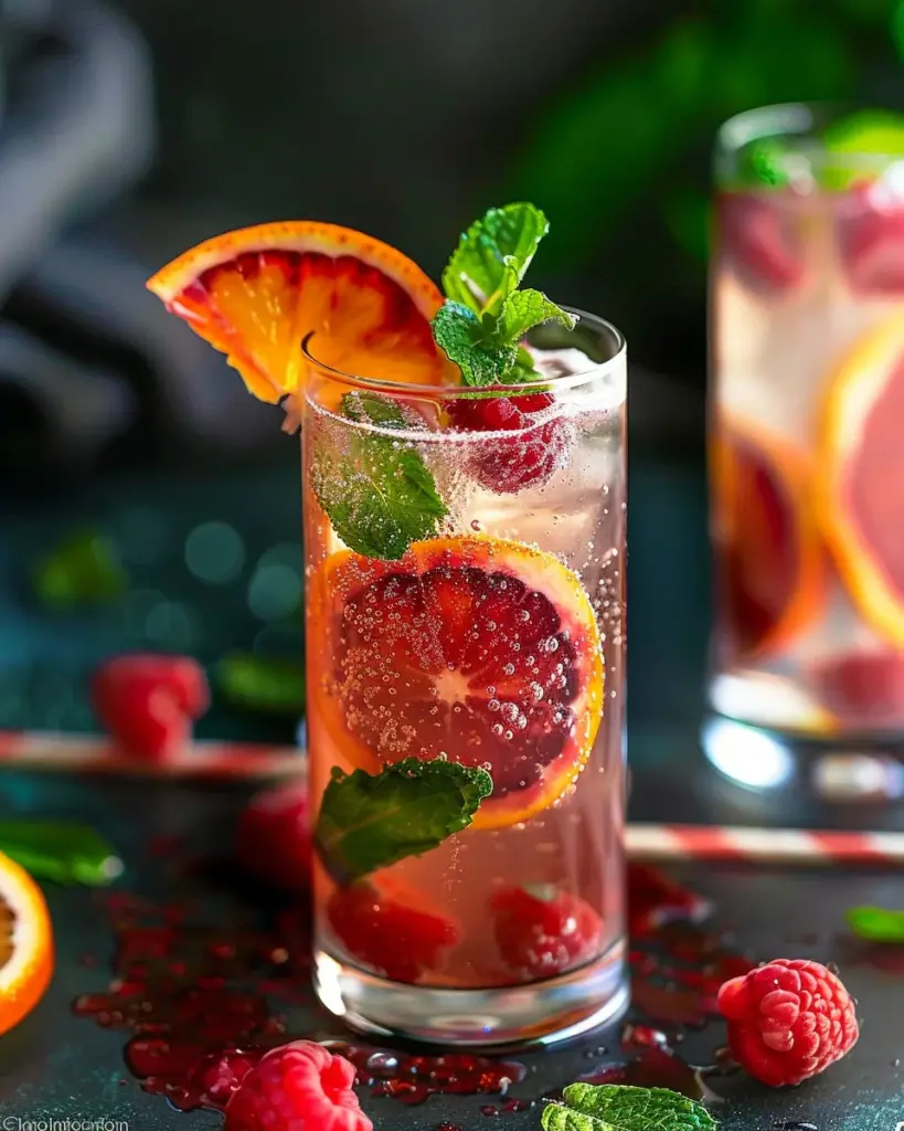 Blood Orange And Raspberry Mojito Recipe