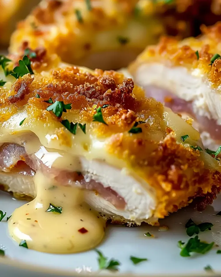 Deliciously Creamy Chicken Cordon Bleu