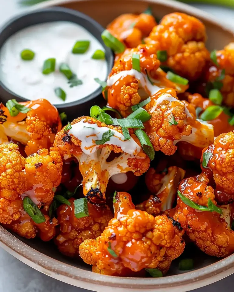 Air Fryer Buffalo Cauliflower