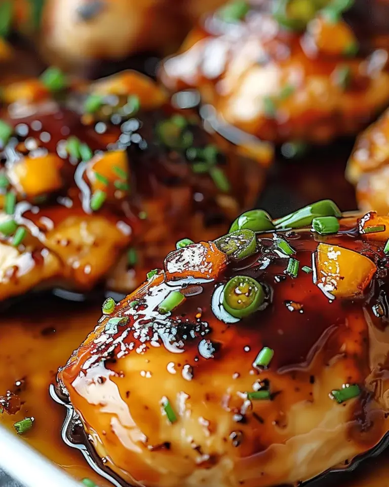 Jalapeño Peach Glazed Chicken Recipe