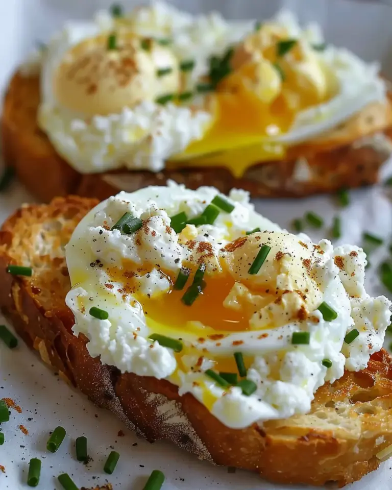 Easy 6-Ingredient Egg and Ricotta Toast