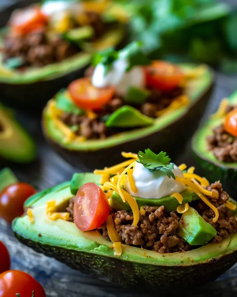 Taco Stuffed Avocados