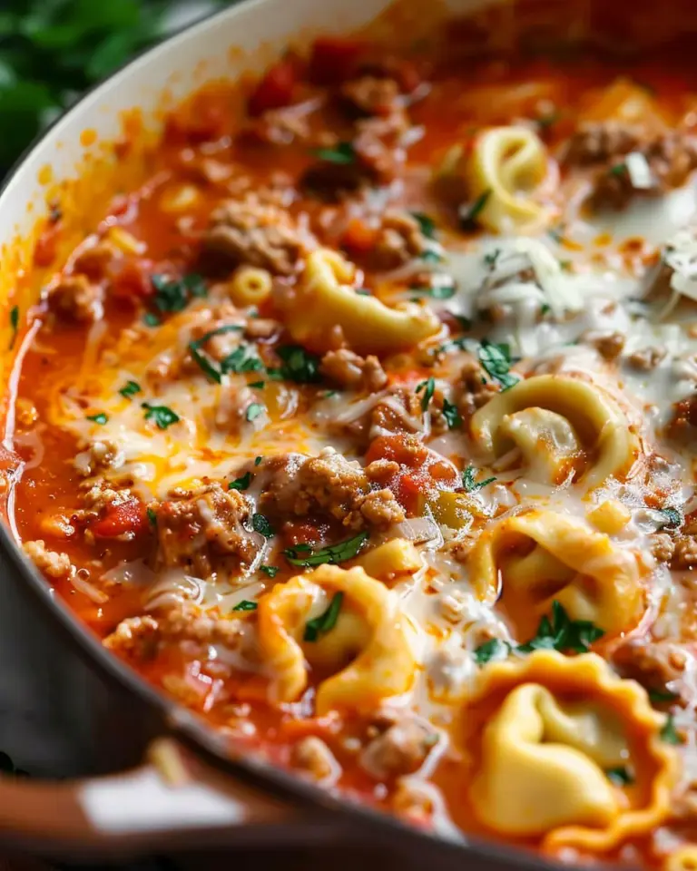 Homemade Lasagna Soup with Tortellini – Alrightwithme
