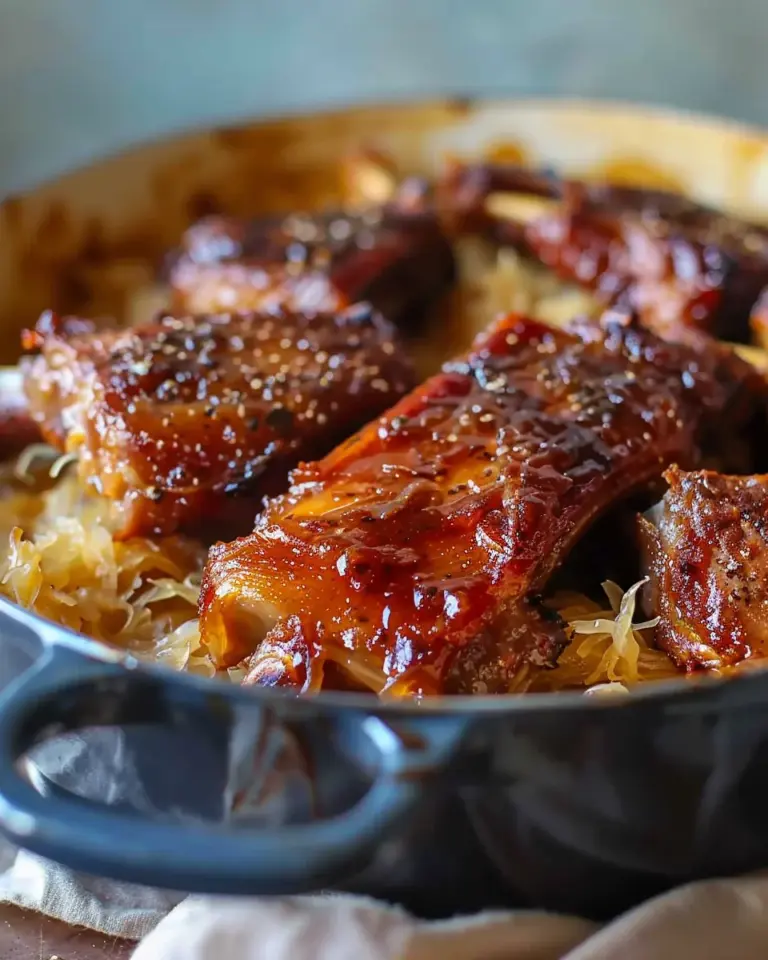 Juicy Braised Pork and Sauerkraut with Brown Sugar – Alrightwithme