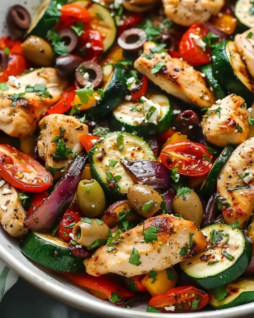 Mediterranean Chicken Stir Fry Recipe: Wholesome 30-Minute Delight