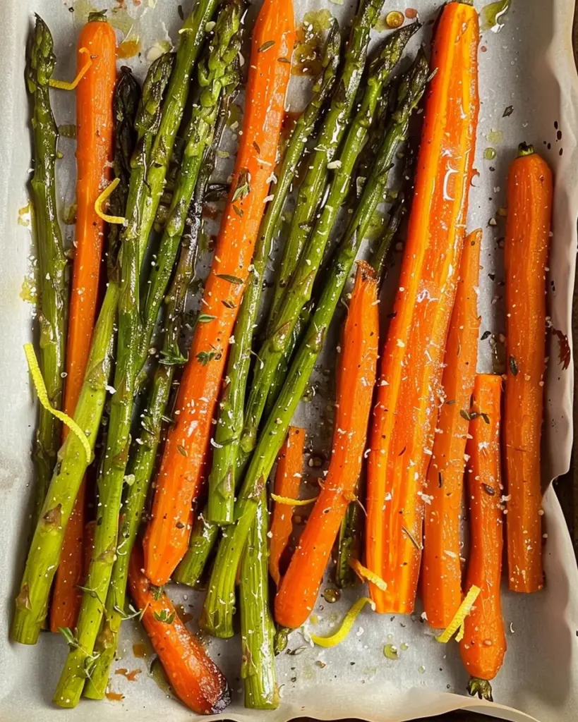 Roasted Asparagus and Carrots Recipe