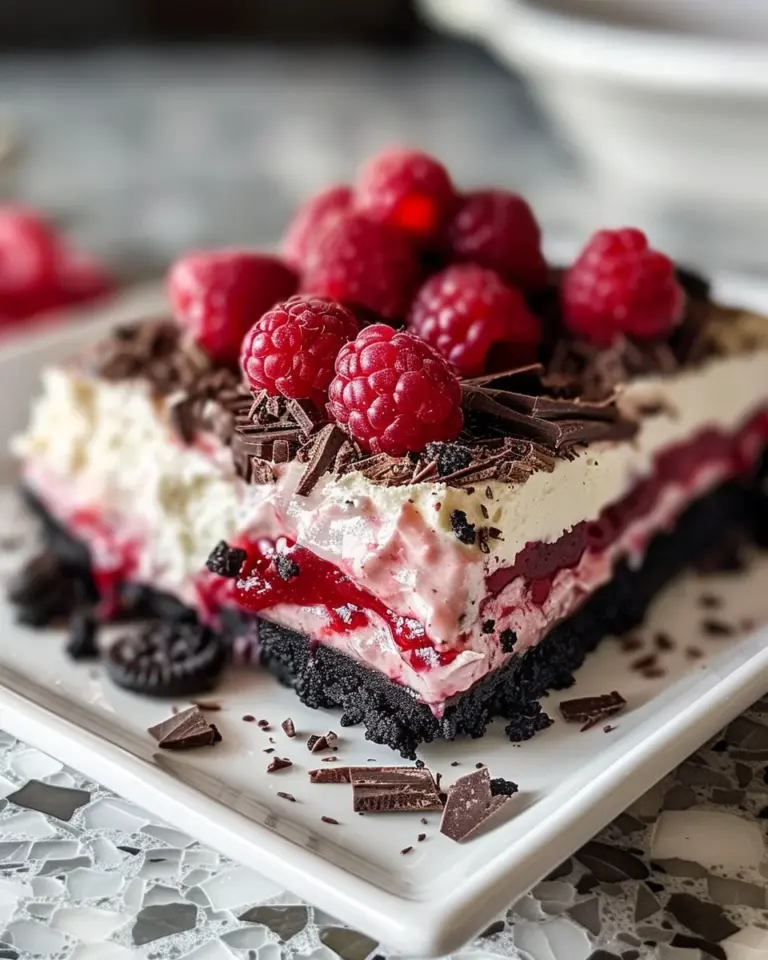 Raspberry Chocolate Lasagna