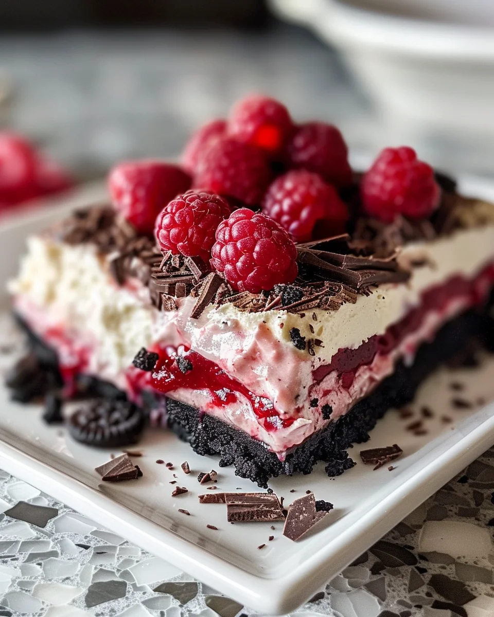 Raspberry Chocolate Lasagna