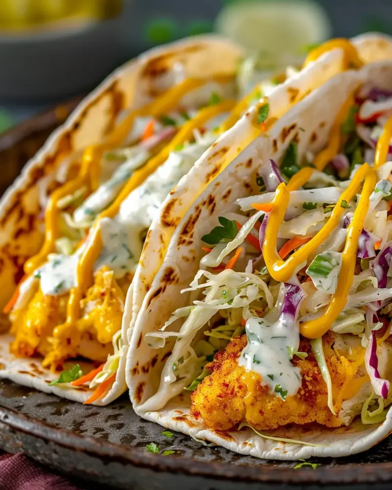 Dill Pickle Ranch Smash Chicken Tacos with Crispy Cheese Lace