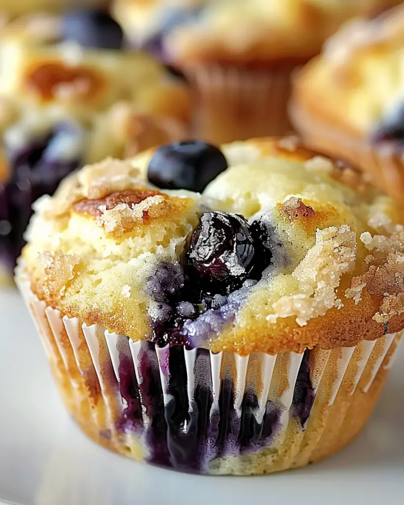 Delicious Blueberry Cream Cheese Muffins