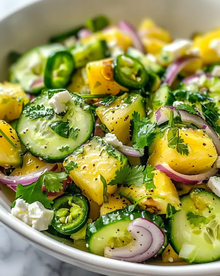 Pineapple Cucumber Salad