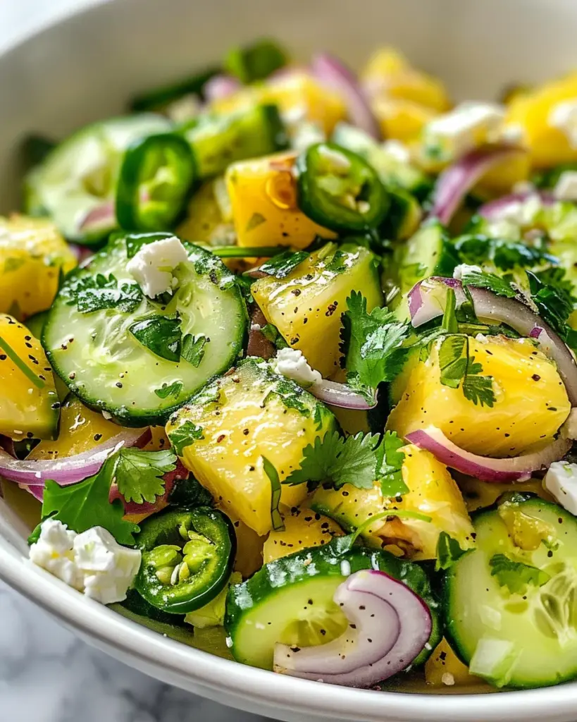 Pineapple Cucumber Salad