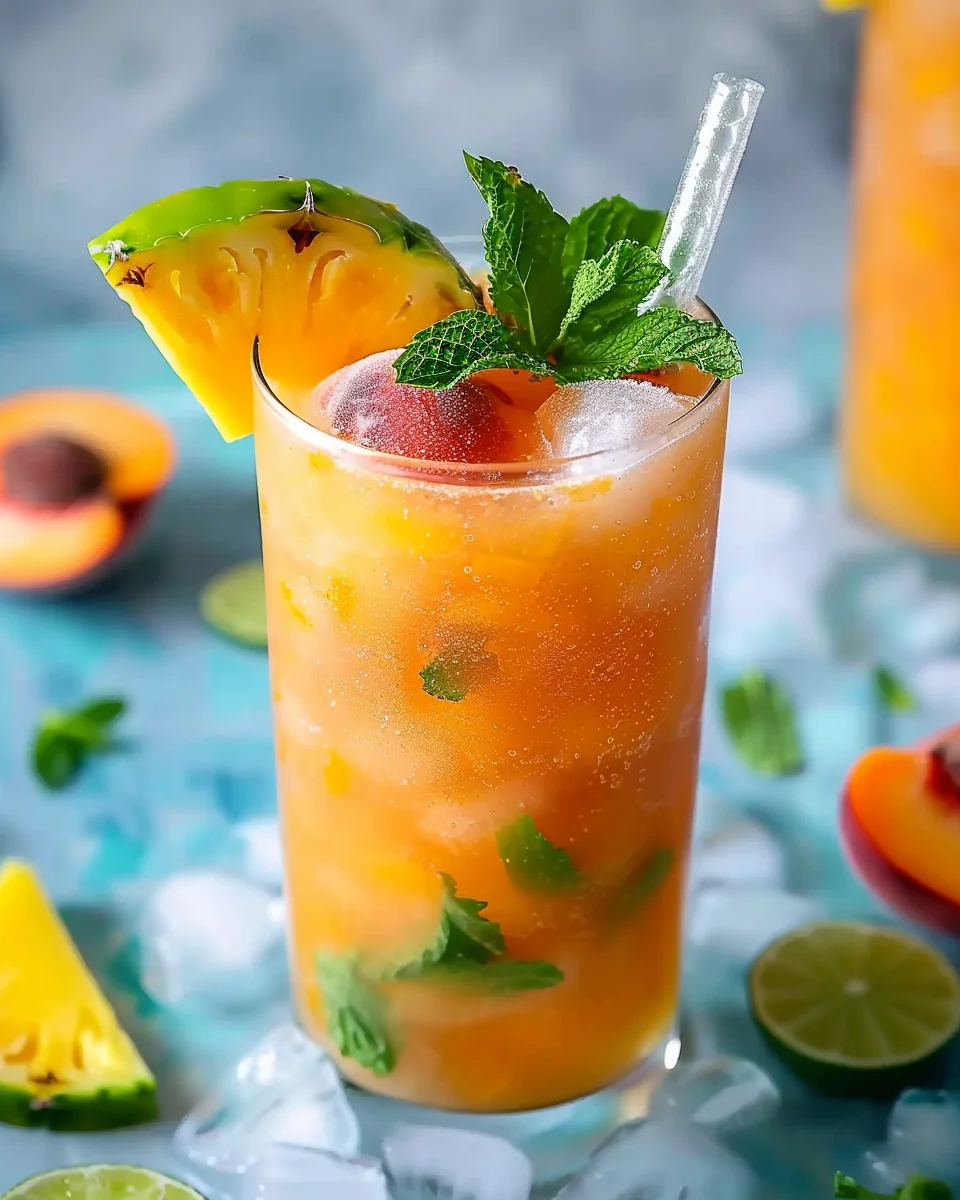 Pineapple Peach Agua Fresca: Easy, Refreshing Summer Drink