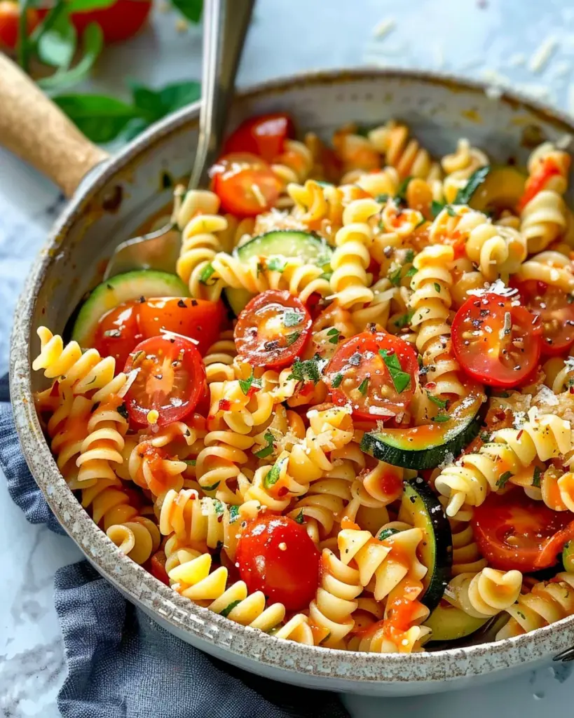 Best Weeknight Tomato Zucchini Pasta – Homefoodkitchen
