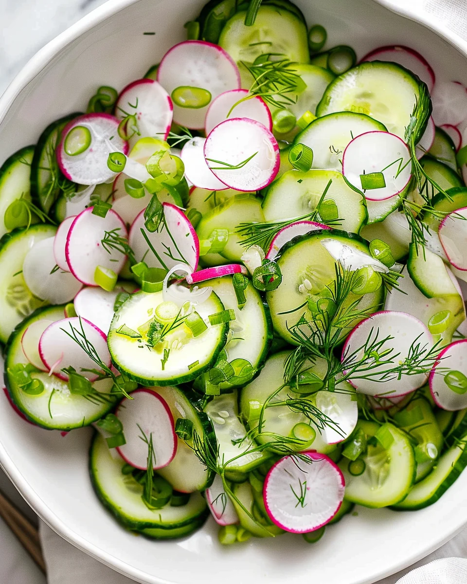 Cucumber Radish Salad