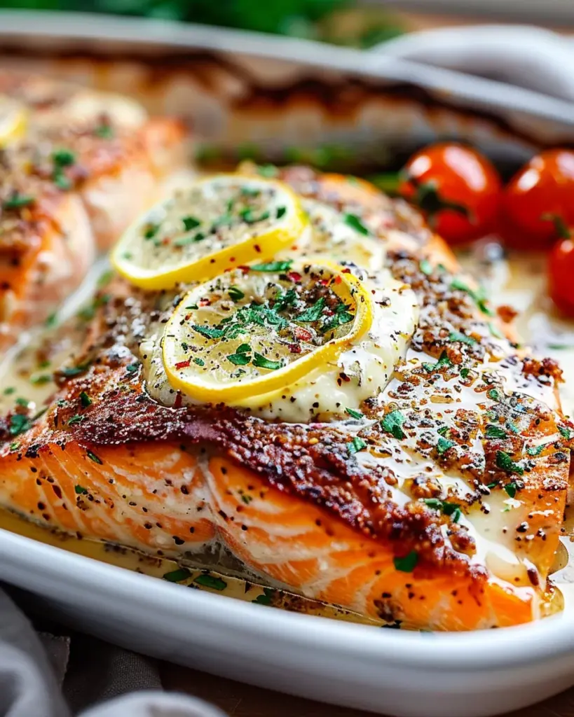 Baked Boursin Salmon – Creamy, Flavorful & Perfectly Baked