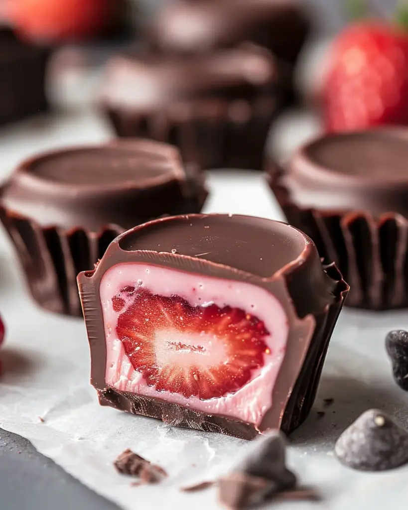Strawberry Cream Chocolates