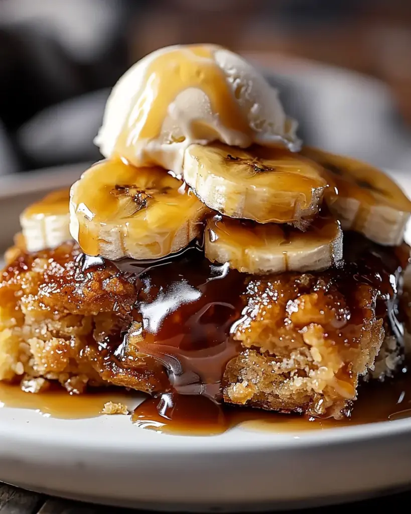 Bananas Foster Cobbler